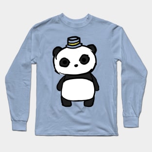 Pawsome Top Hat Panda Long Sleeve T-Shirt